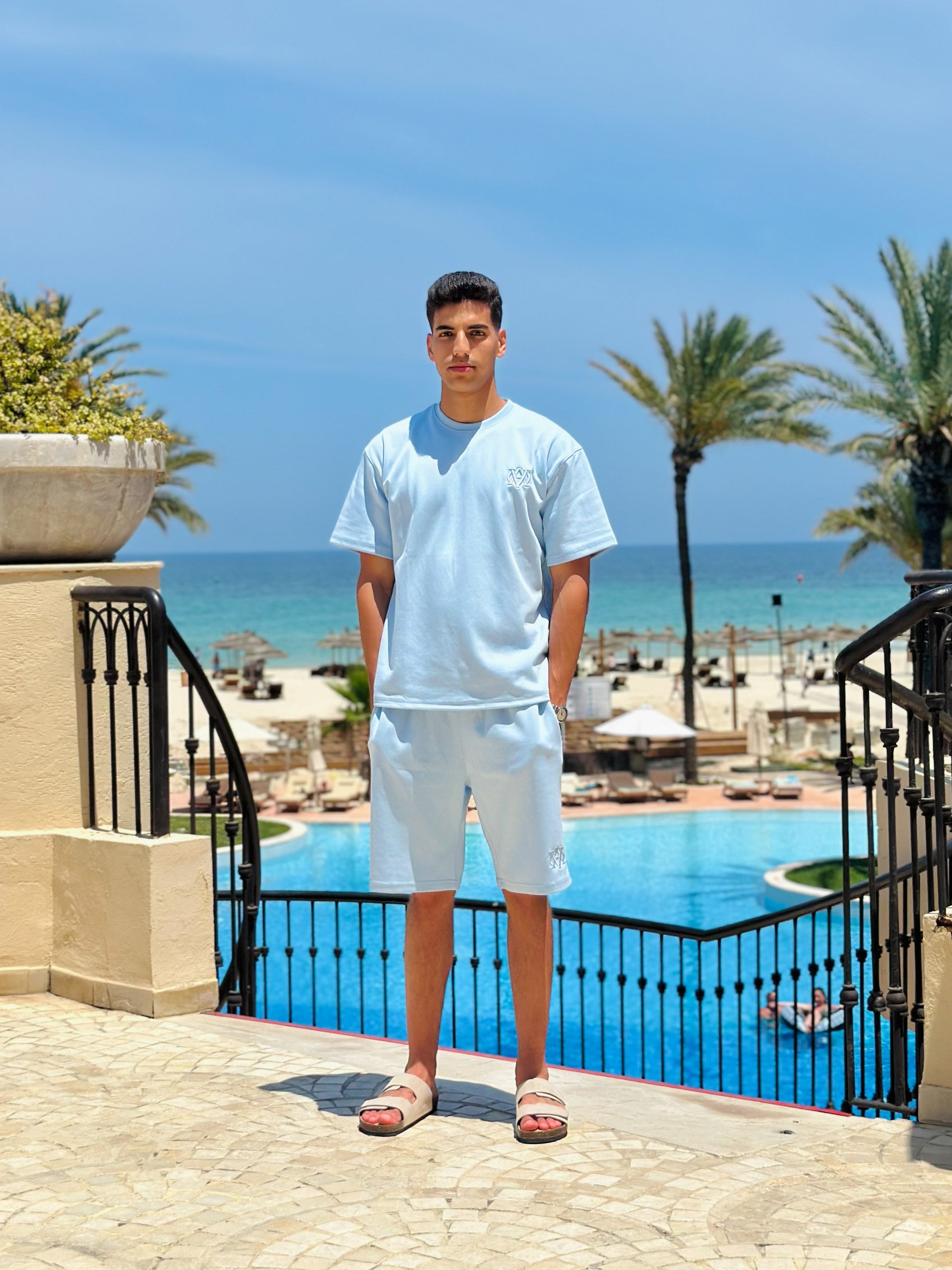Ensemble Semi-Oversize ICE BLUE