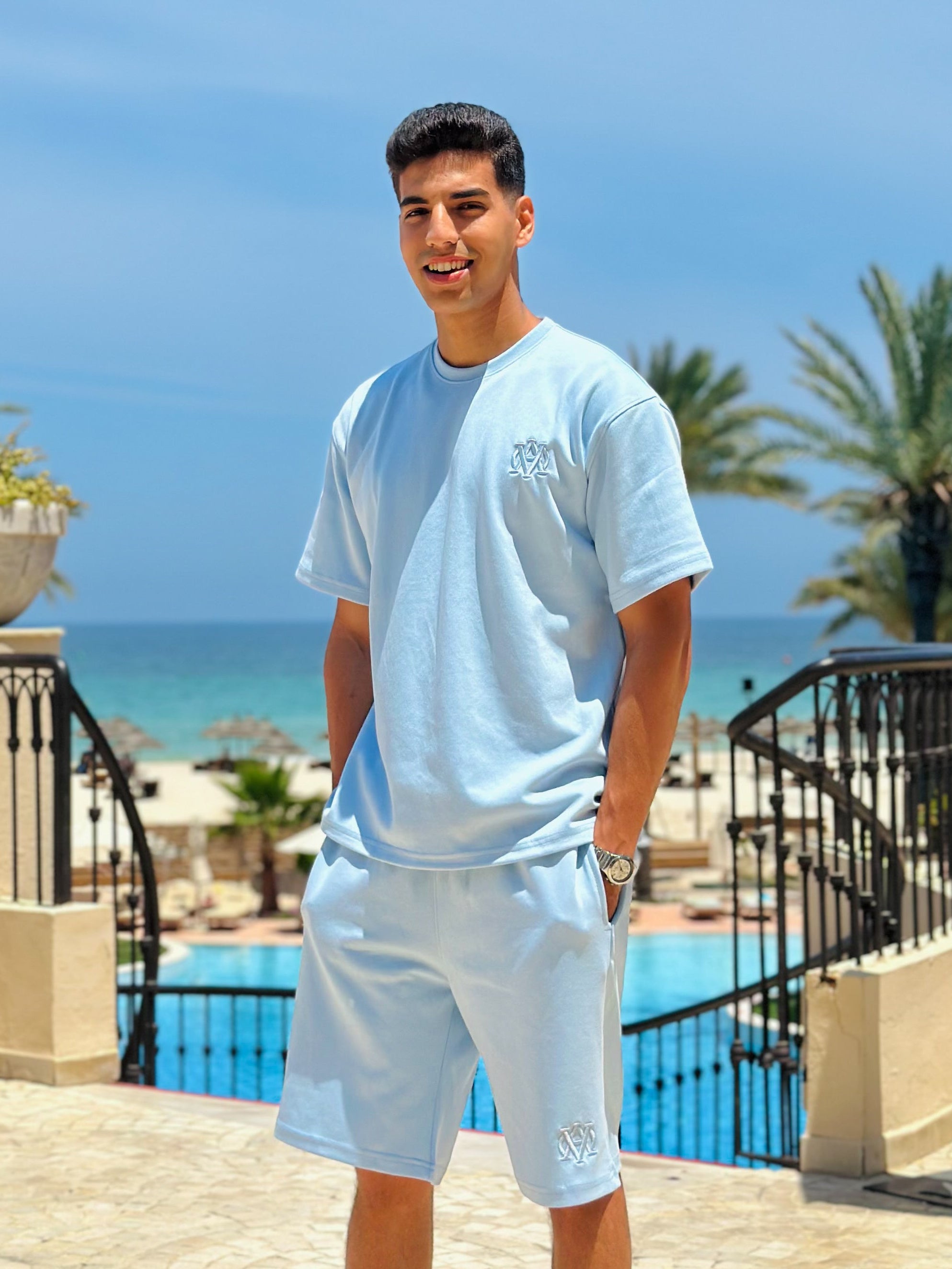 Ensemble Semi-Oversize ICE BLUE