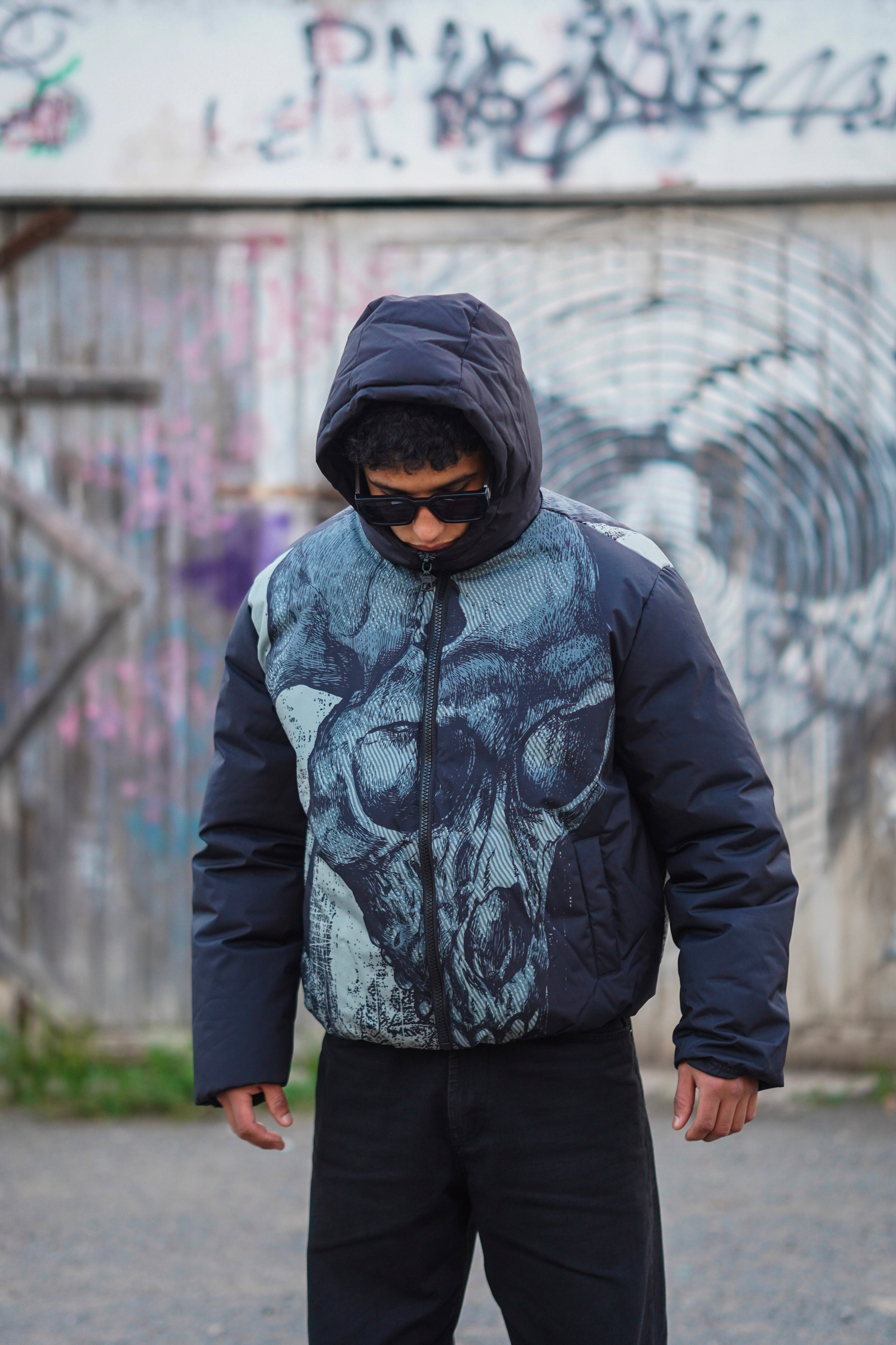 Skull Puffer Jacket