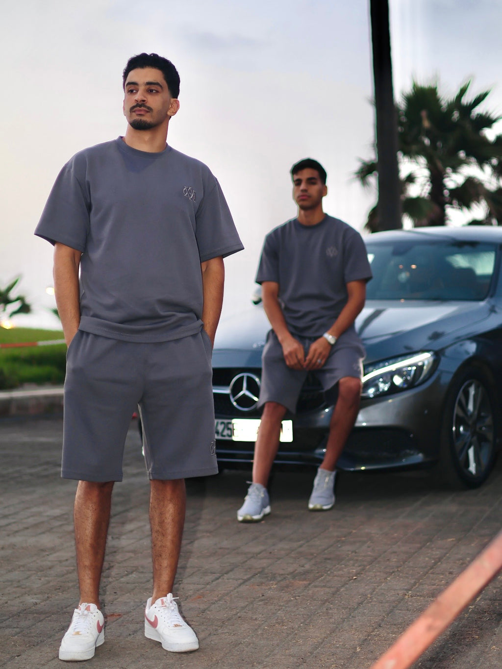 Ensemble Semi-Oversize STEEL GREY